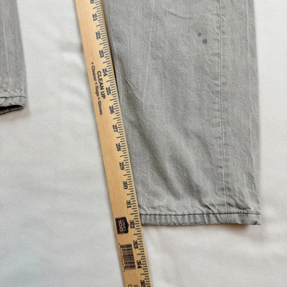 Polo Ralph Lauren Sullivan Slim Jeans Men's 34X34 Light Grey Repaired Distressed